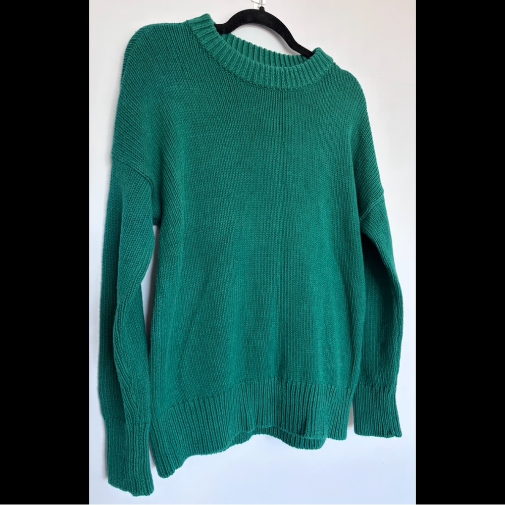 LOFT Forest Green Knit Sweater – NWOT